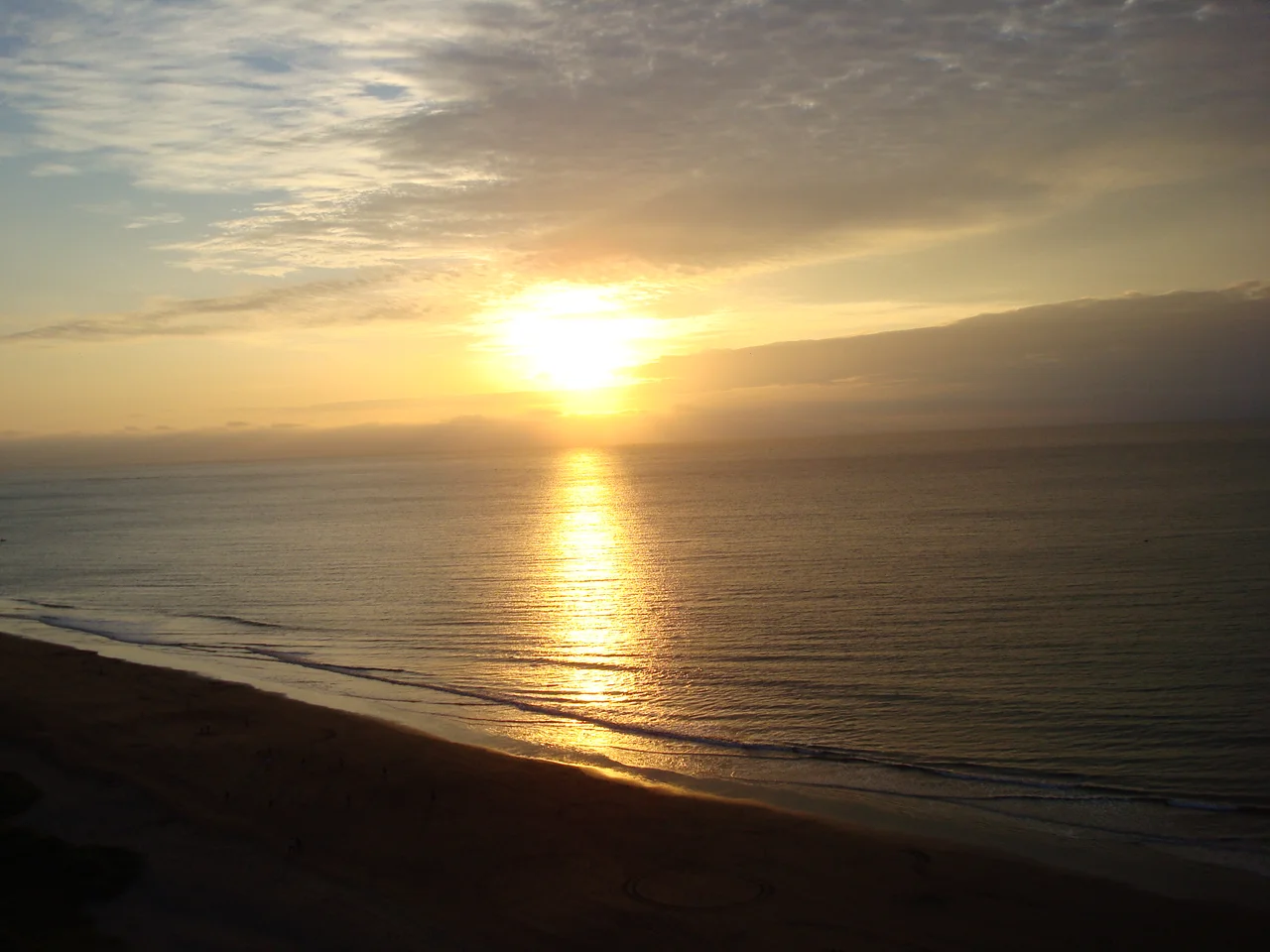 Sunset  at Murcielago Beach, Manta, Ecuador