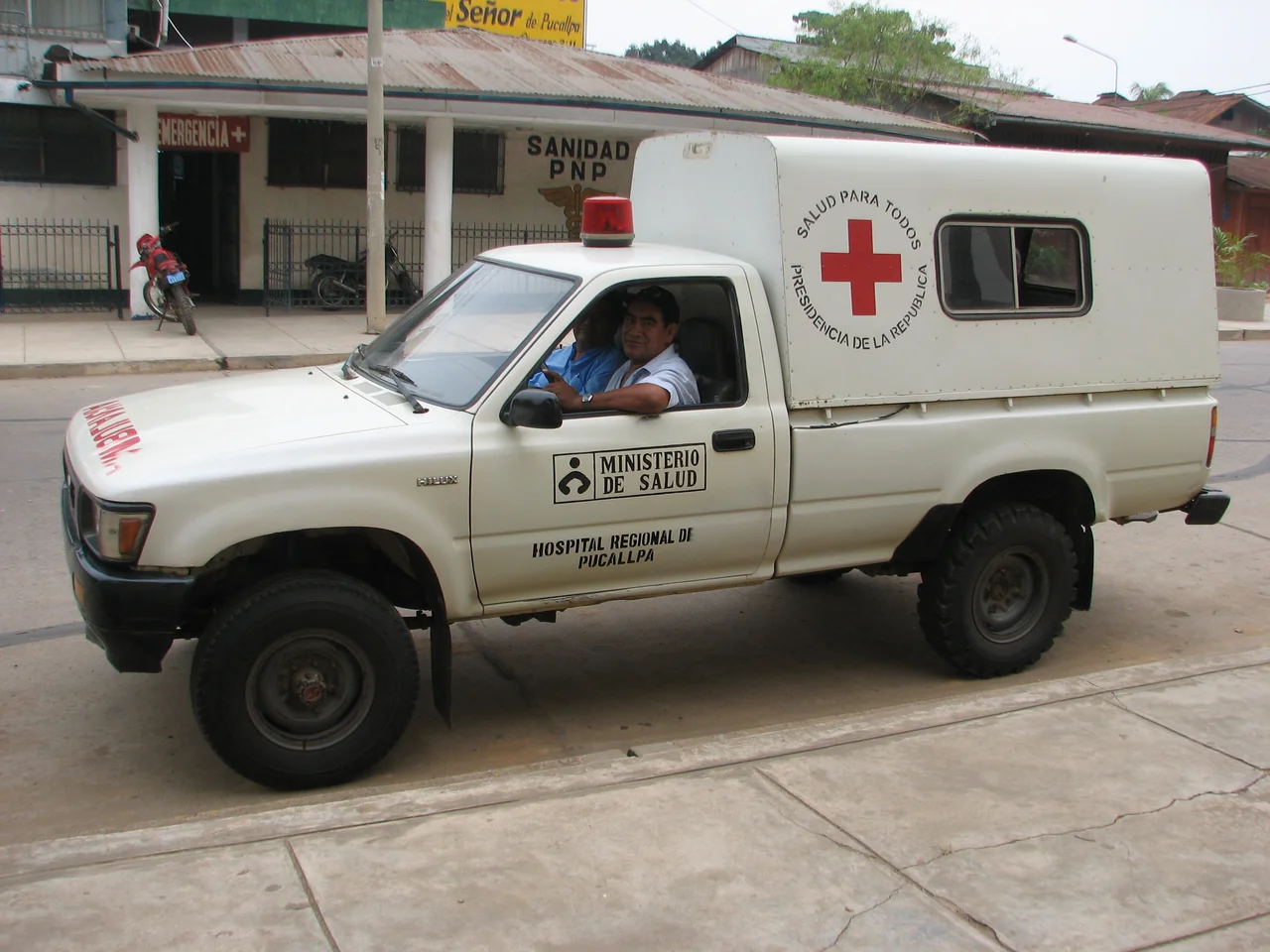Ambulance, Ministry of Health, Regional Hospital in Pucallpa/Coronel Portillo/Ucayali, Peru
