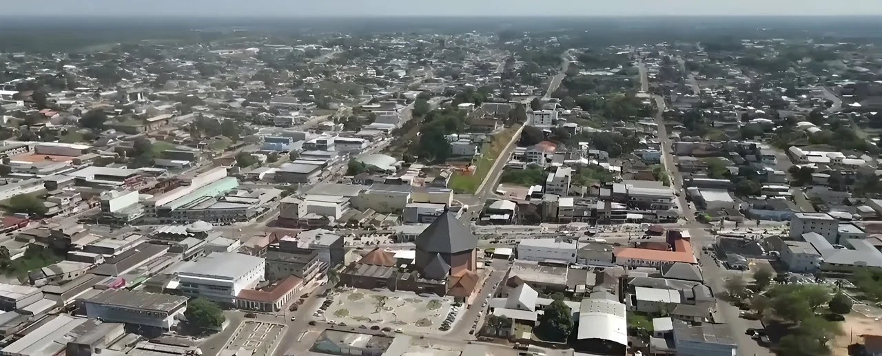 Panoramic view of Cruzeiro do Sul (CZS), Acre, Brazil