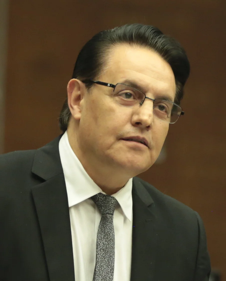 Ecuador 25 de Enero 2023.  3. Primer debate del Proyecto de Ley Orgánica Reformatoria a la Ley Orgánica Electoral y de Organizaciones Políticas de la República del Ecuador, Código de la Democracia.  Interviene Asambleísta Fernando Villavicencio. Foto Cristian Cagua / Asamblea Nacional