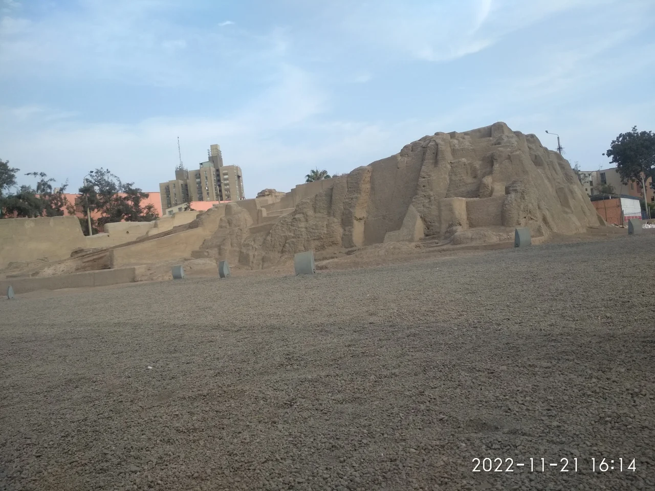 Centro arqueológico Huaca San Borja, perteneció a la cultura Ichma.