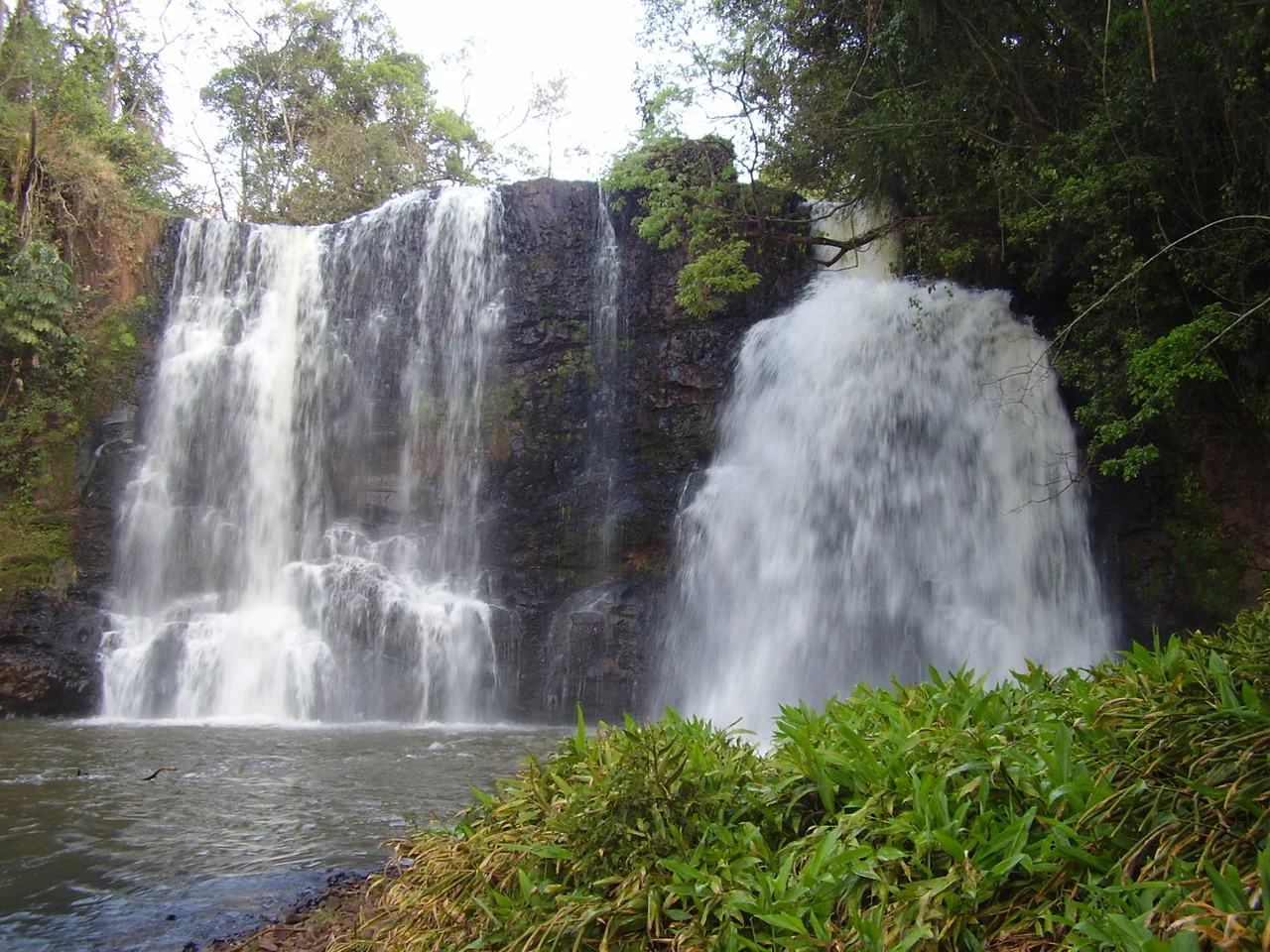 Waterfall in Torrinha, Sao Paulo, Brazil