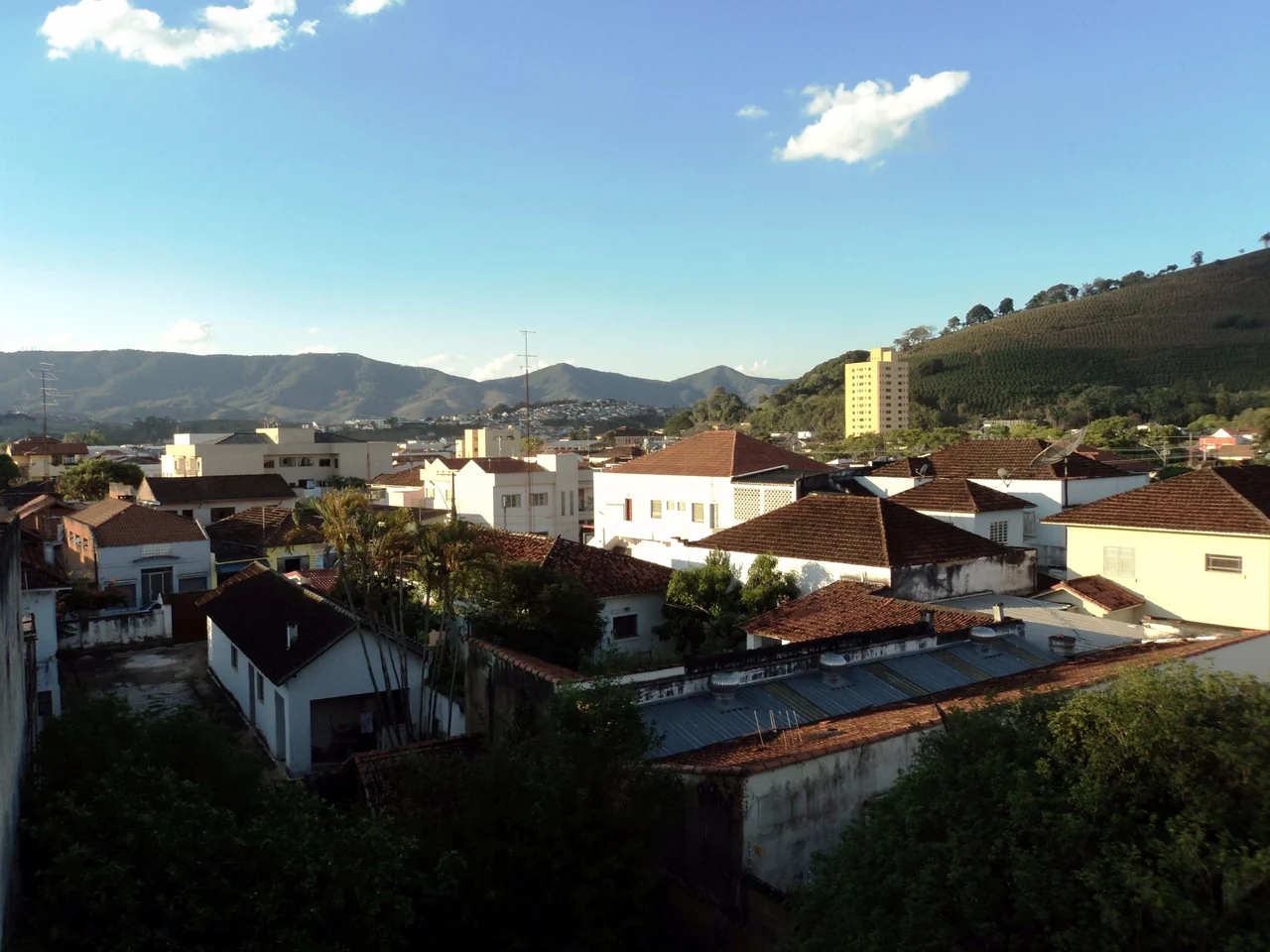 Vista do município de Santa Rita do Sapucaí