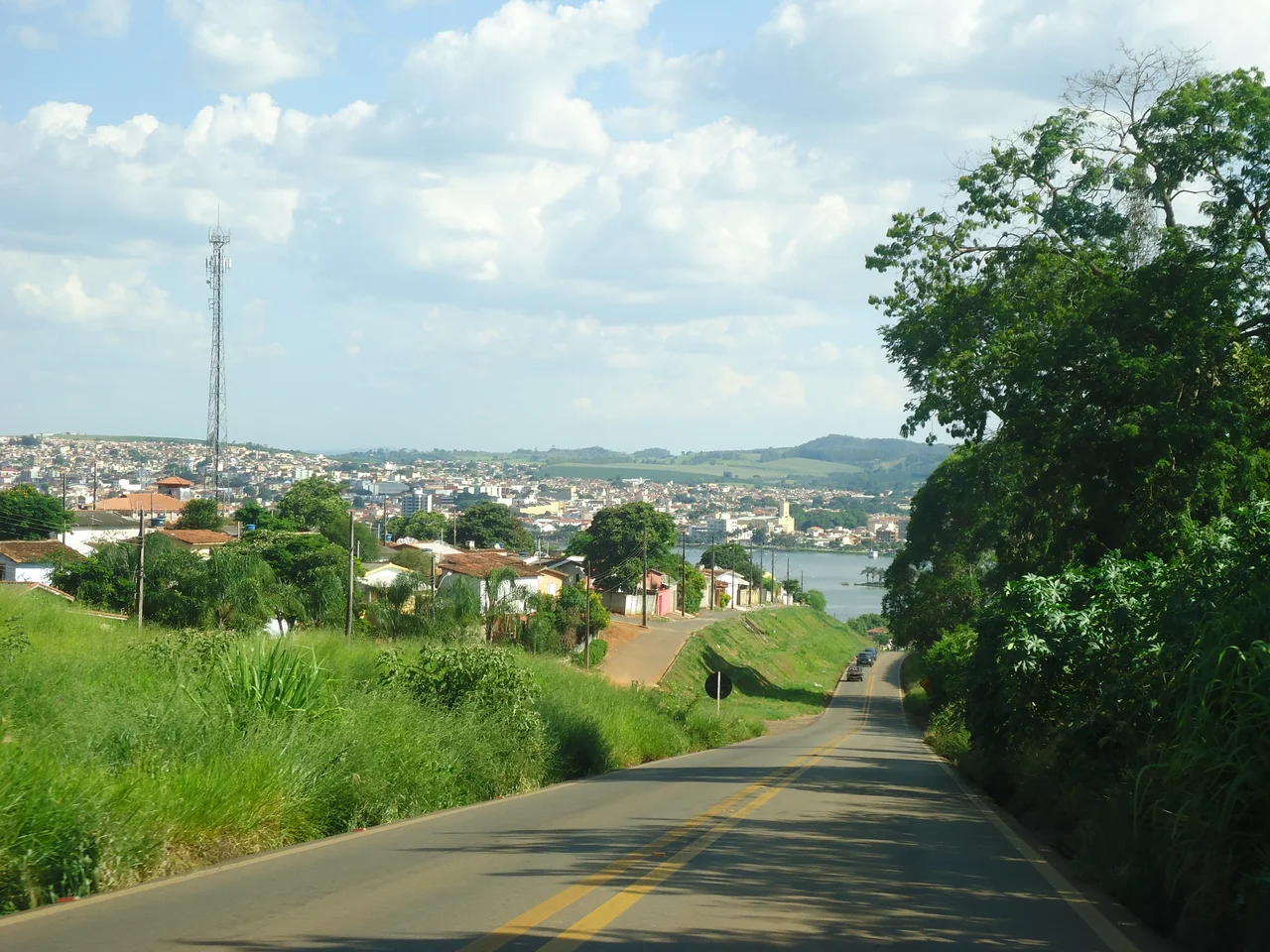 Vista da cidade de Boa Esperança a partir de um de seus acessos.