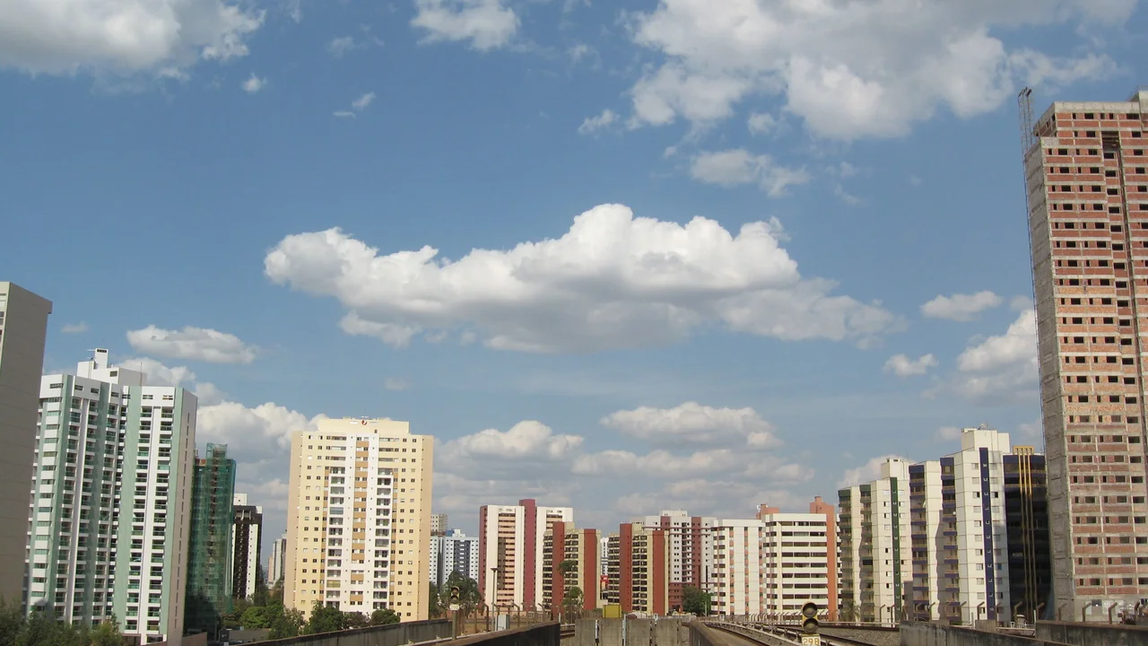 Vista parcial de Águas Claras, DF, Brasil