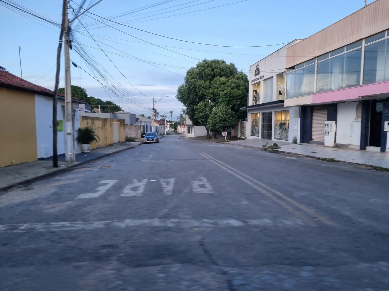 Rua Correntina, em Posse, janeiro de 2023.