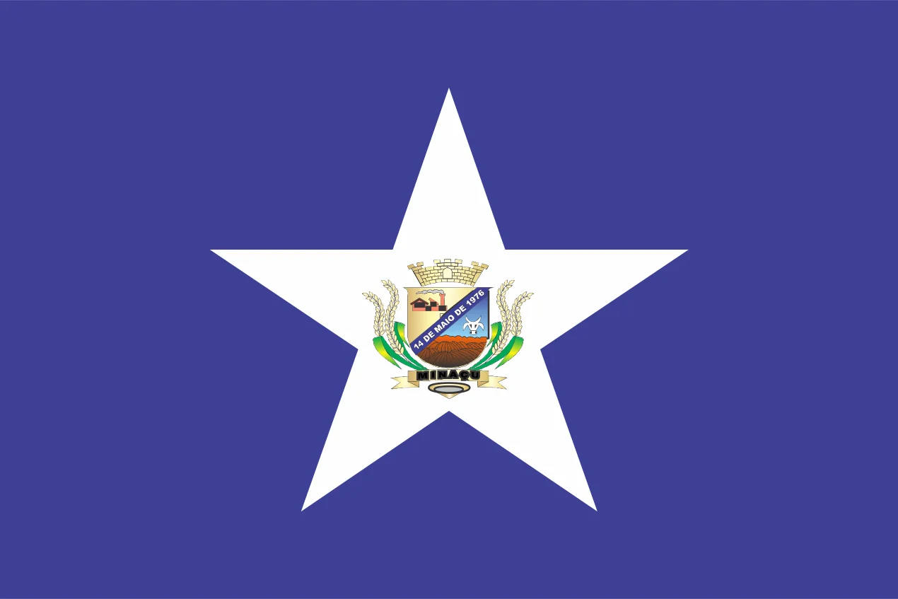 Flag of Municipality of Minaçu, Goias, Brazil