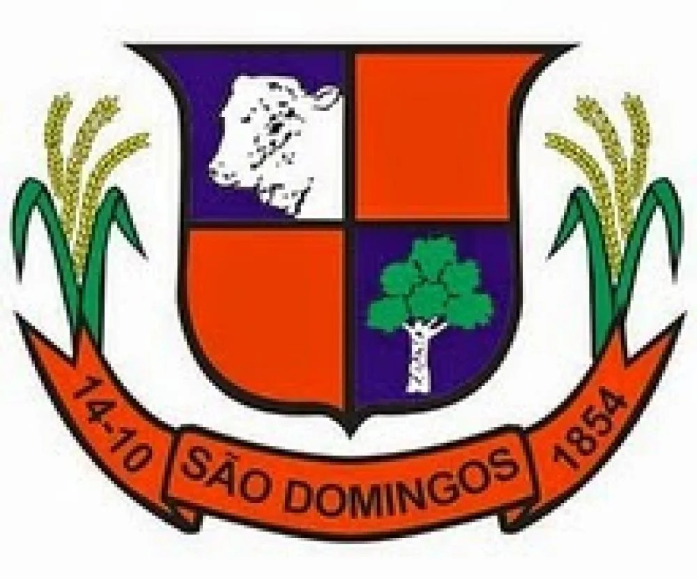 Brasão de São Domingos, Goiás, Brasil.