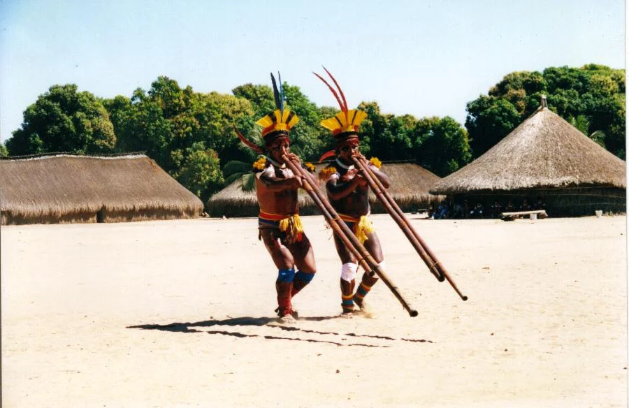 Uruá Flute. Kamaiurá Village, Alto-Xingu author: Noel Villas Bôas 1998. The story is very interesting &amp; this page brings a lot of information about the Xingú National Park, it's certainly a beautiful source of study!
