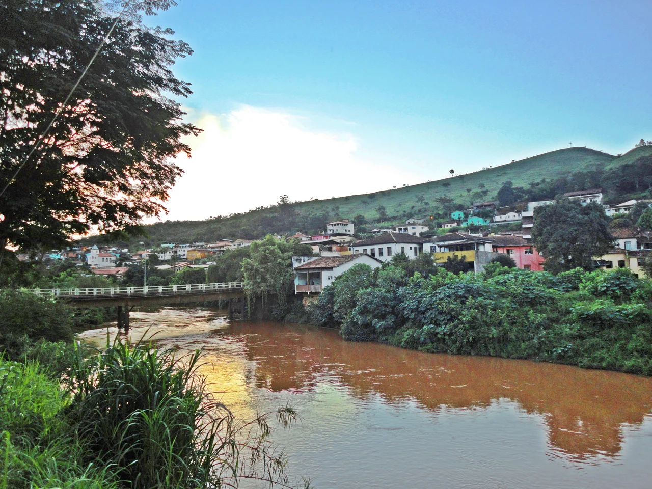 Piracicaba River in Rio Piracicaba, Minas Gerais, Brazil.