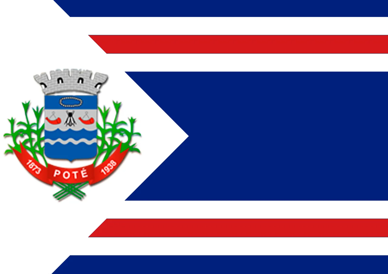 bandeira da cidade de Poté