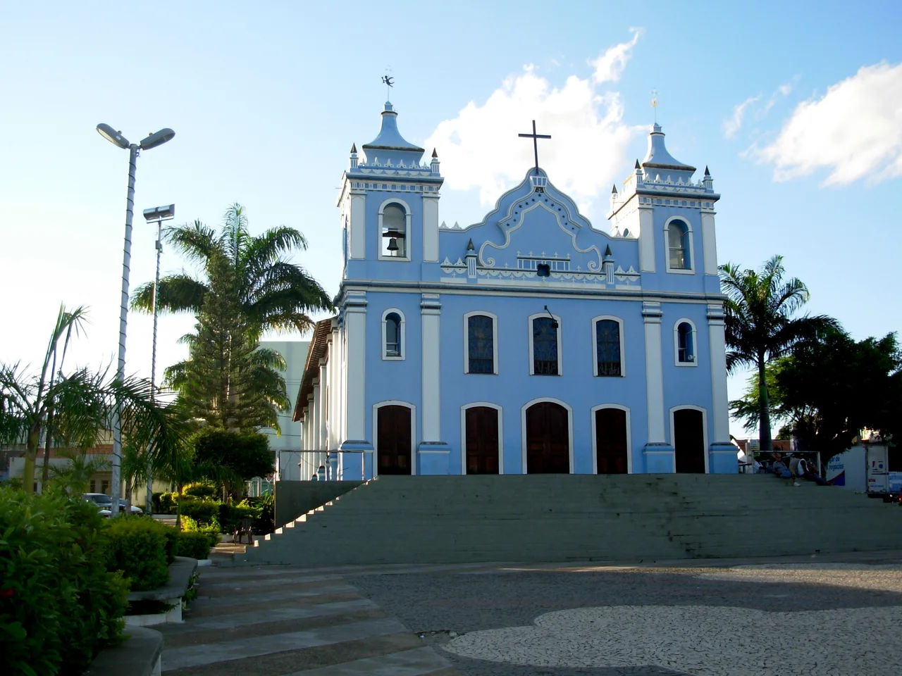 The first and principal Church of Brumado town - Bahia, Brazil