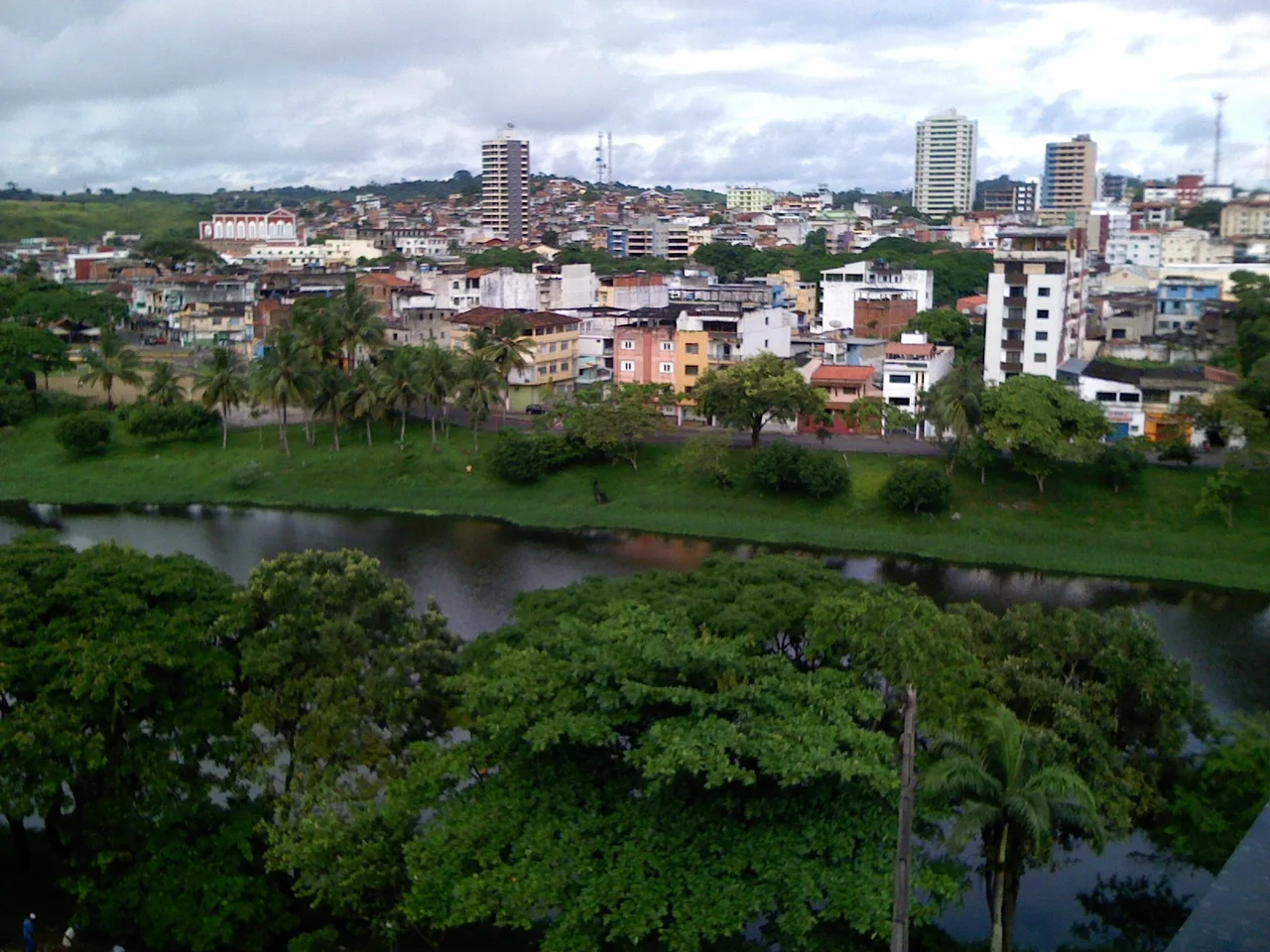 Vista da Cidade de Itabuna a partir da Avenida Mário Padre.
