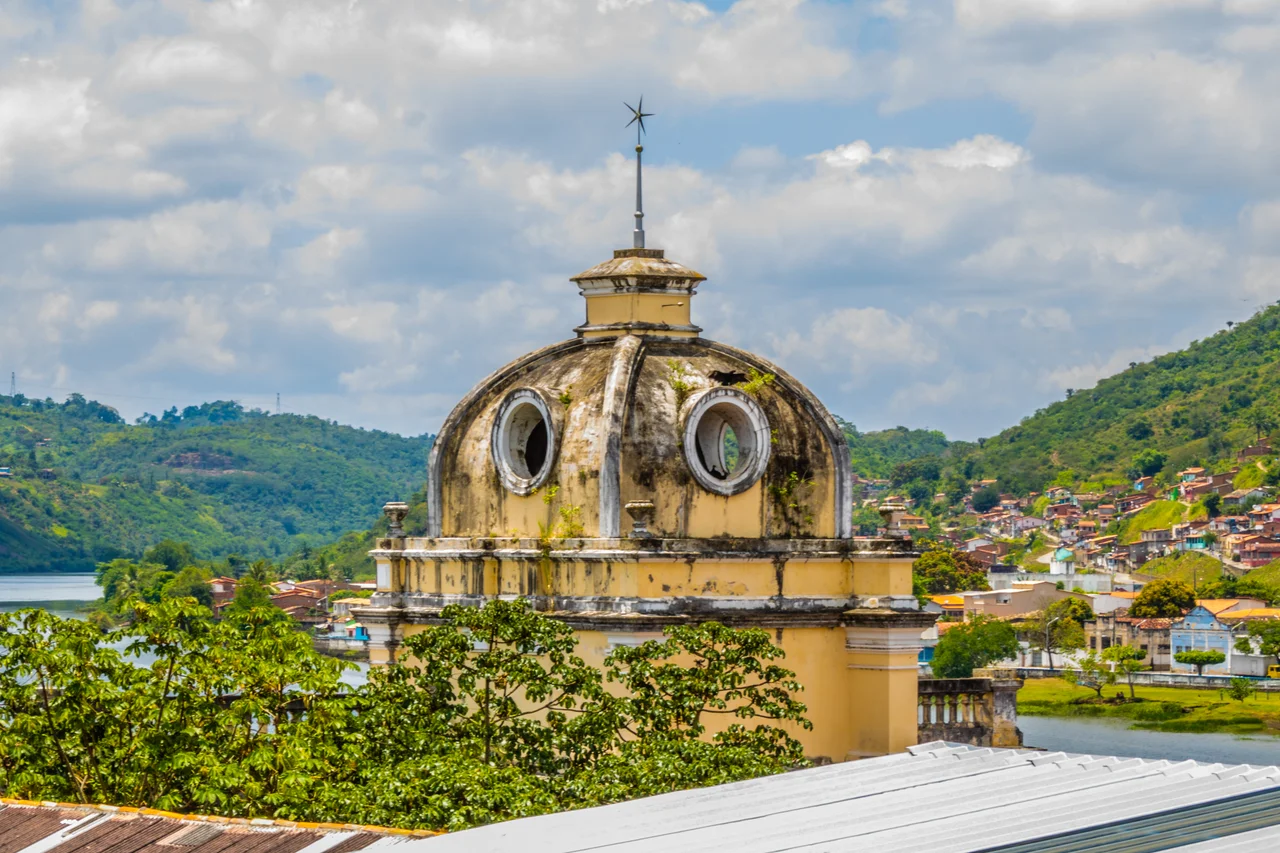 Cupola of Estação Ferroviária de Cachoeira, 1876, Cachoeira, Bahia, Brazil.