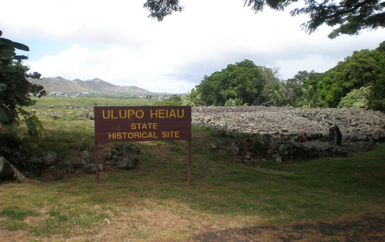 Ulupō Heiau State Historical Site, Kailua, Hawaii, on State and National Register of Historic Places