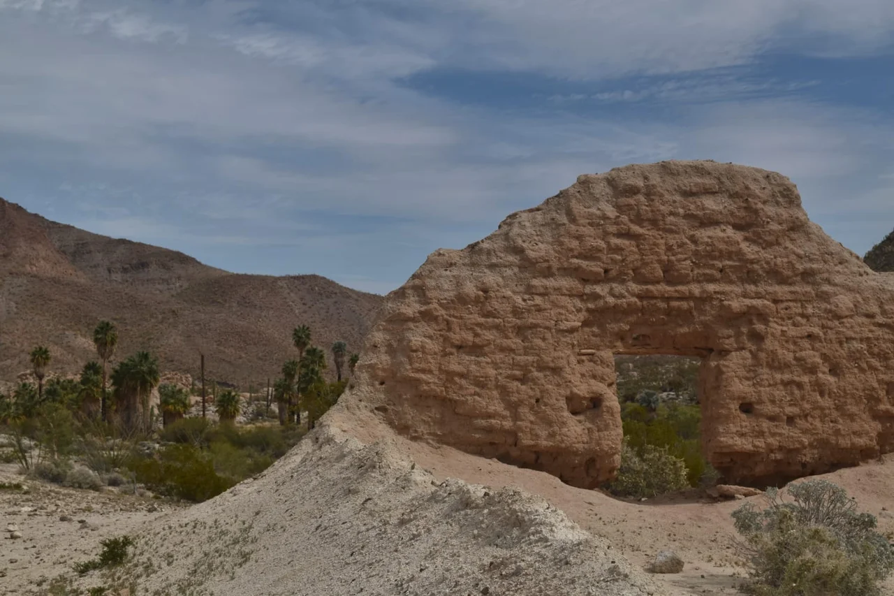 Ruinas de la Misión Santa María de los Angeles en 2023