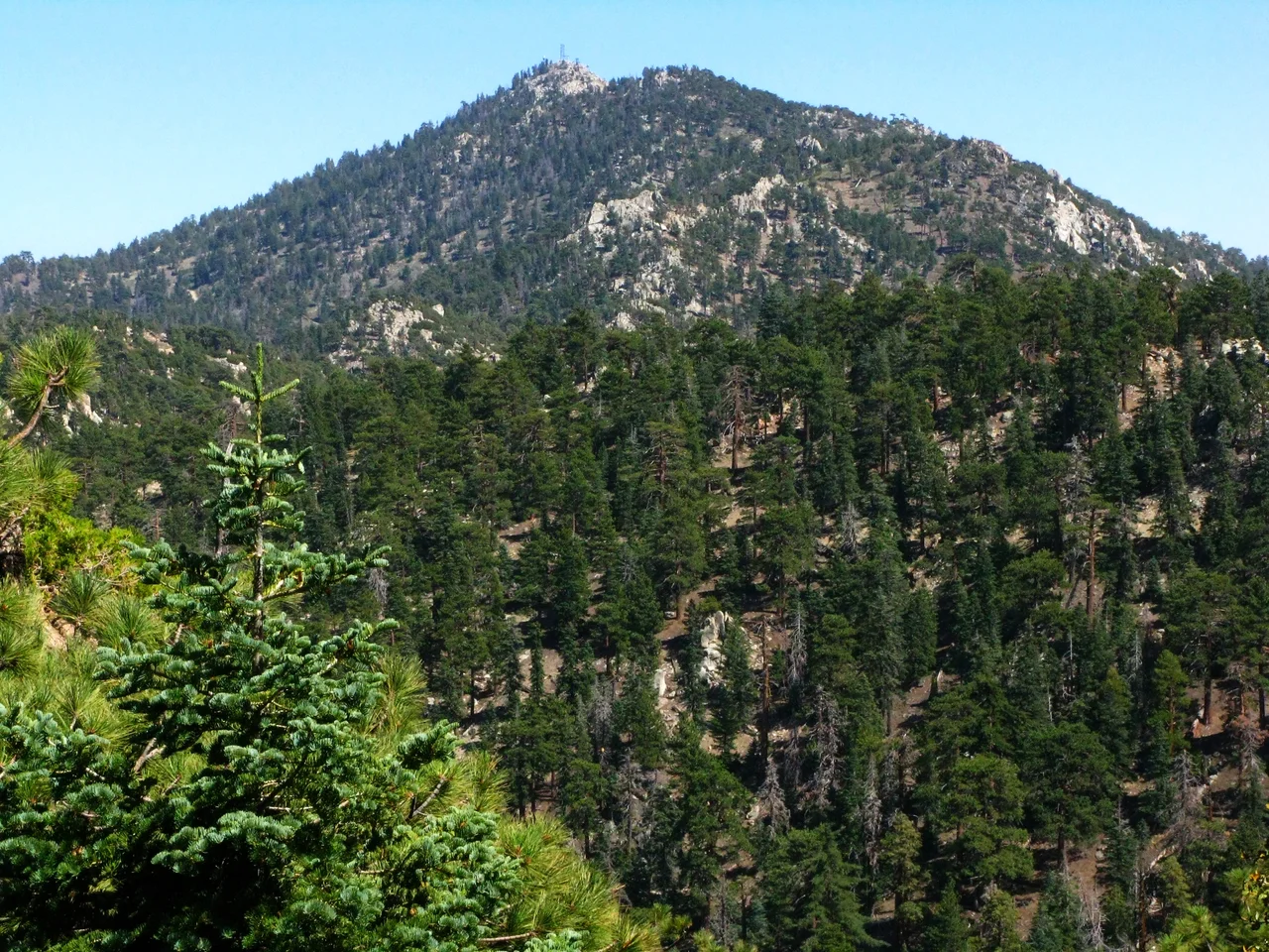 Toro Peak in the Santa Rosa Mountains in Riverside County, California, USA