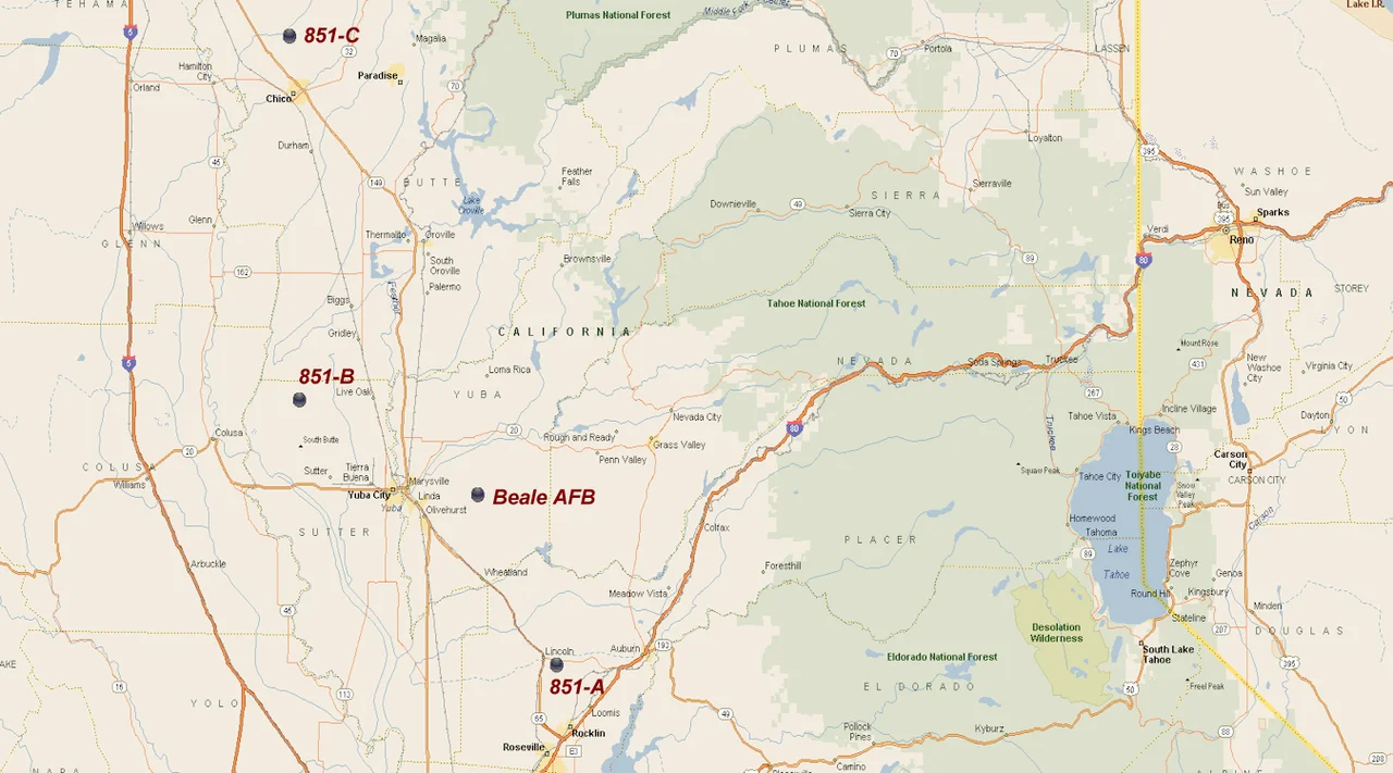 851st Strategic Missile Squadron - Titan I Missile Sites