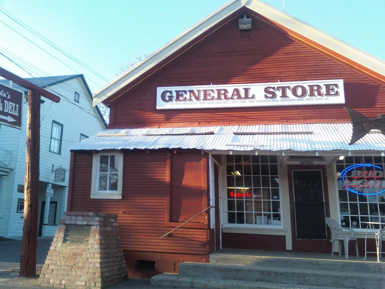The general store at Knights Ferry in Stanislaus County, California.