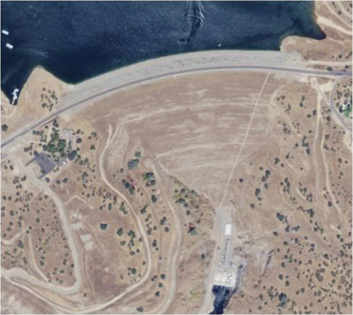 USGS image of the New Don Pedro Dam 1:9k
