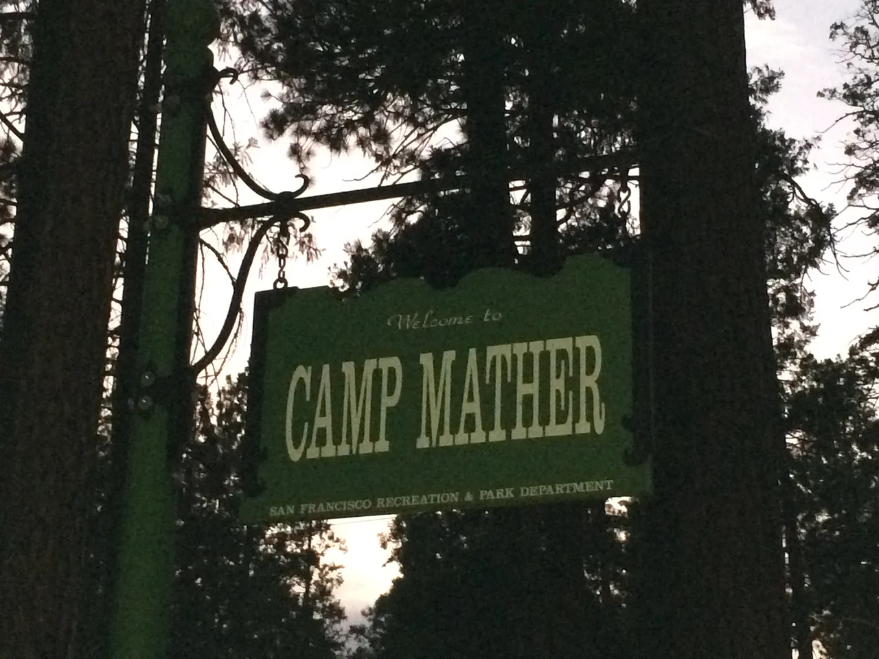 Camp Mather Sign 2022
