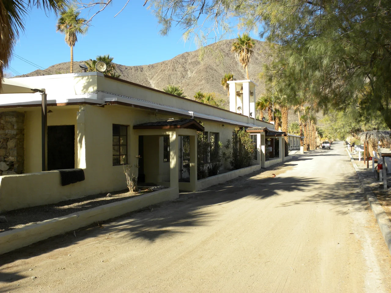 Main building at the Desert Studies Center, Zzyzx, California.