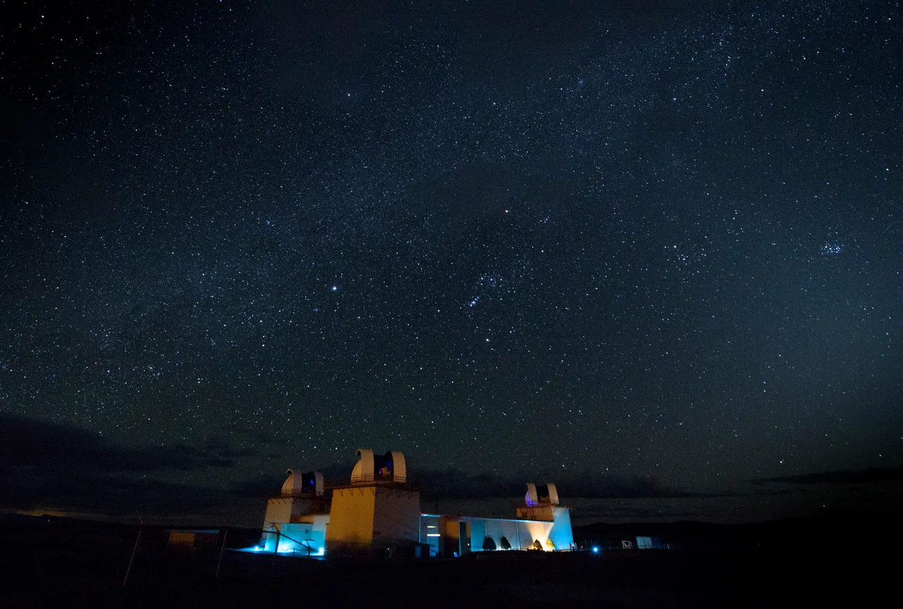 Stars fill the sky above the the ground-based electro-optical deep-space surveillance telescope located on White Sands Missile Range--the location of Detachment 1, 20th Operations Group and their space surveillance mission, March 29, 2017 in New Mexico. (U.S. Air Force photo by Airman 1st Class Dennis Hoffman)