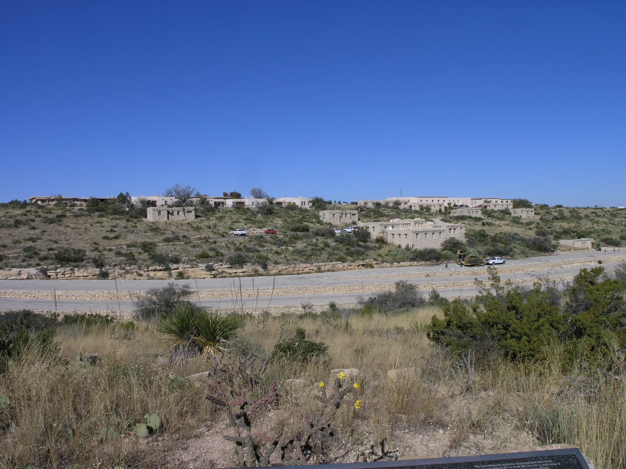 1942 buildings by the Civilian Conservation Corps (CCC) within the The Caverns Historic District —  in Carlsbad Caverns National Park, New Mexico.
The adobe triplex residences (Multiple Dwelling Unit 1 and 2, NPS Buildings 25-A/B/C and 28-A/B/C) are on the National Register of Historic Places in Carlsbad Caverns National Park.