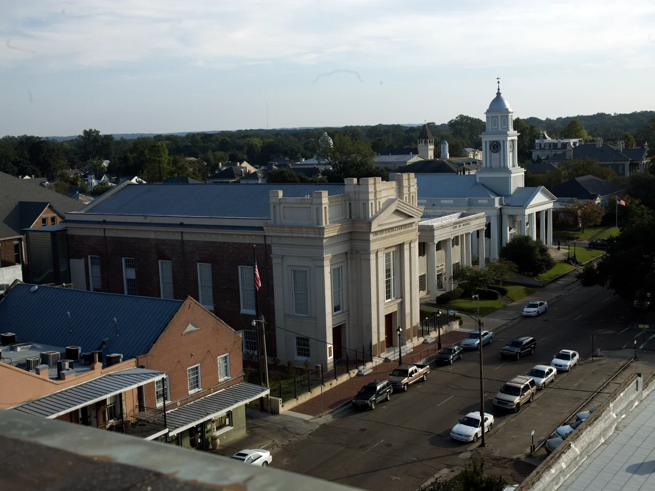 Title: Eola view, U.S. Courthouse, Natchez, Mississippi
Physical description: 1 photograph : digital, TIFF file, color.

Notes: Gift; Carol M. Highsmith; 2009; (DLC/PP-2009:083).; Photographed as part of an assignment for the General Services Administration.; Built in 1853 as Memorial Hall, a Greek Revival structure, later turned into a U.S. Courthouse.; Title, date, and subject note provided by the photographer.; Credit line: Photographs in the Carol M. Highsmith Archive, Library of Congress, Prints and Photographs Division.; Forms part of the Carol M. Highsmith Archive.