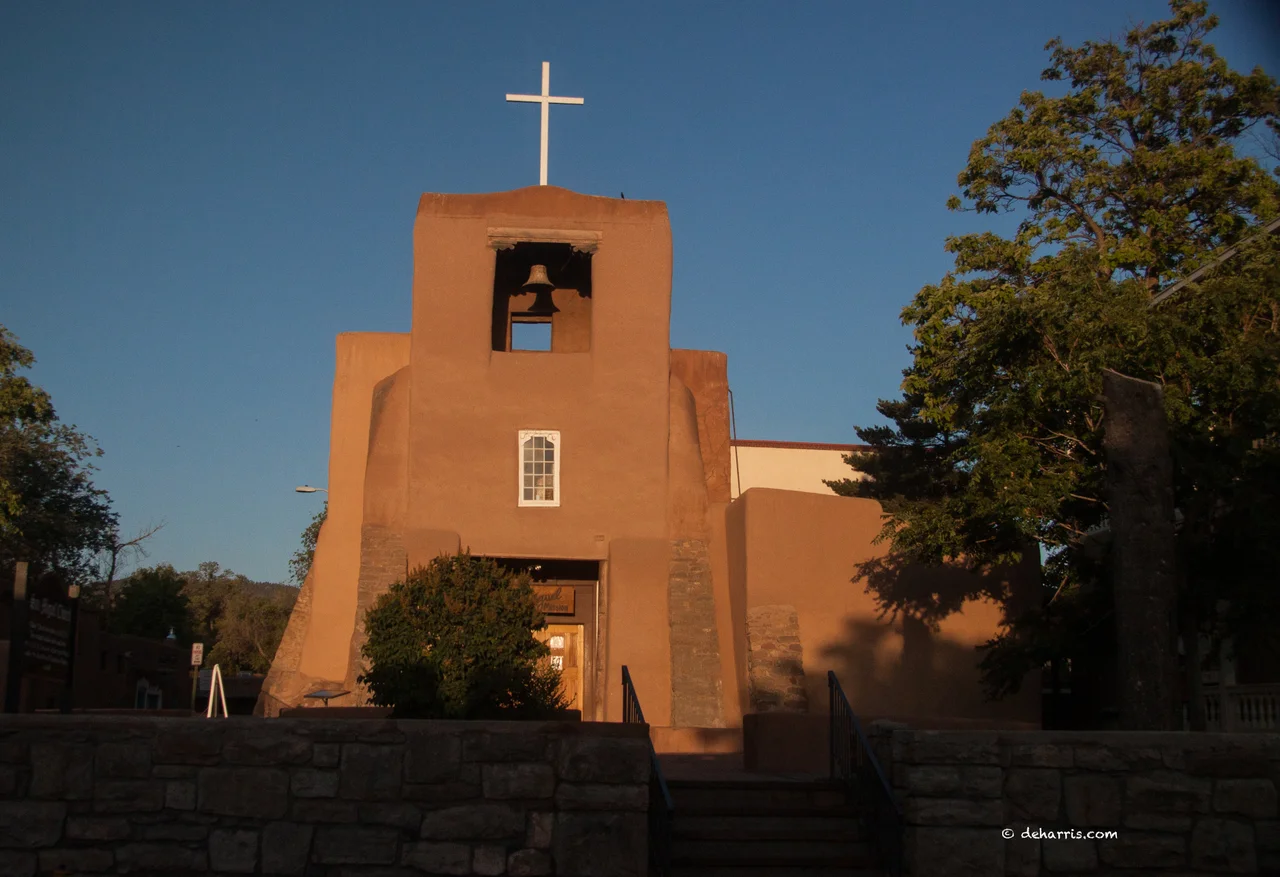 San Miguel Mission Church. Oldest church in the USA