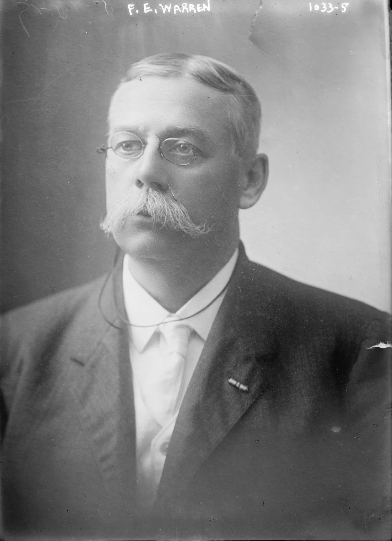 Francis E. Warren, Republican senator and territorial governor from Wyoming.