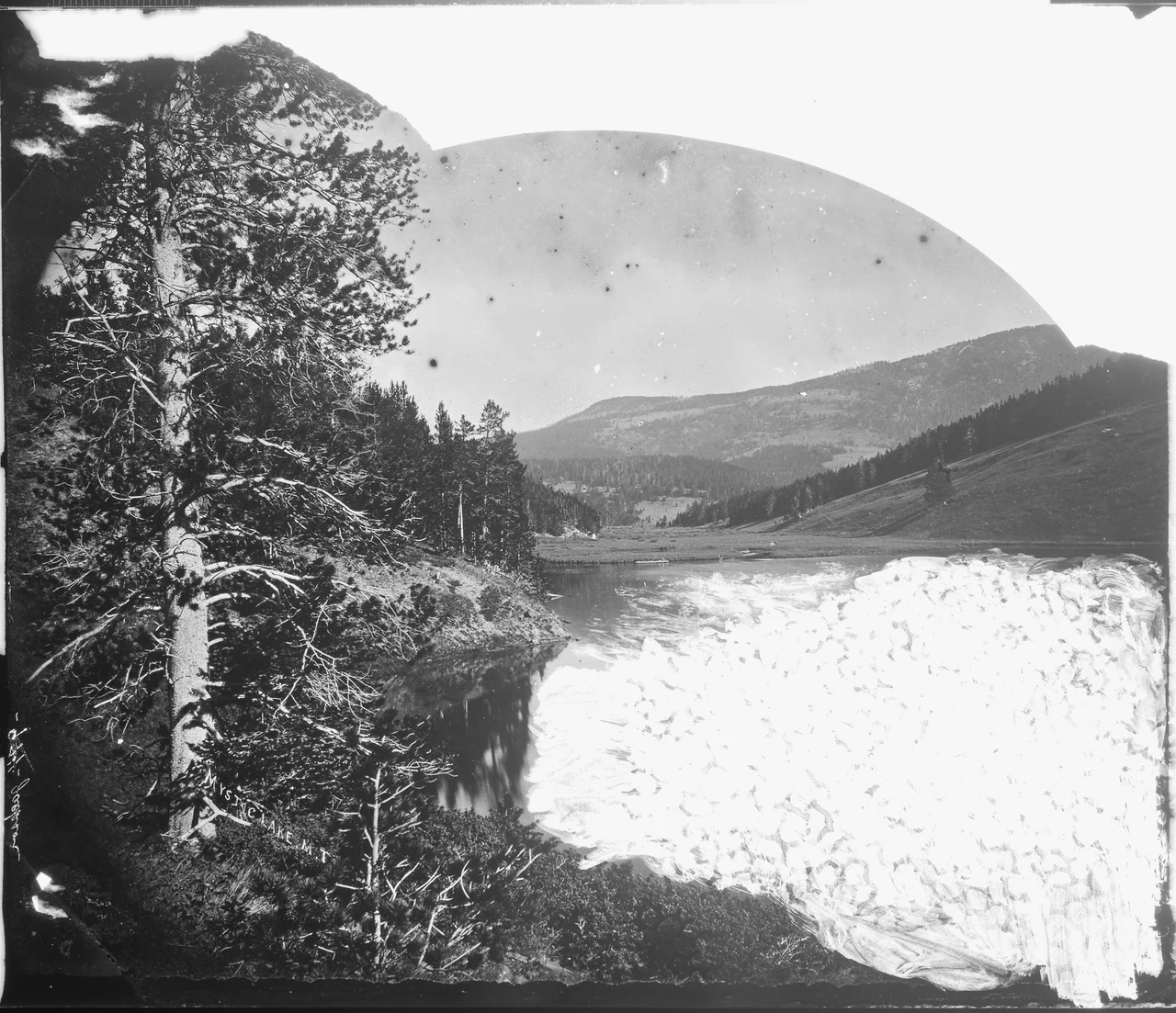 Mystic Lake. Lake is south of Fort Ellis, Montana - NARA - 517668.jpg
