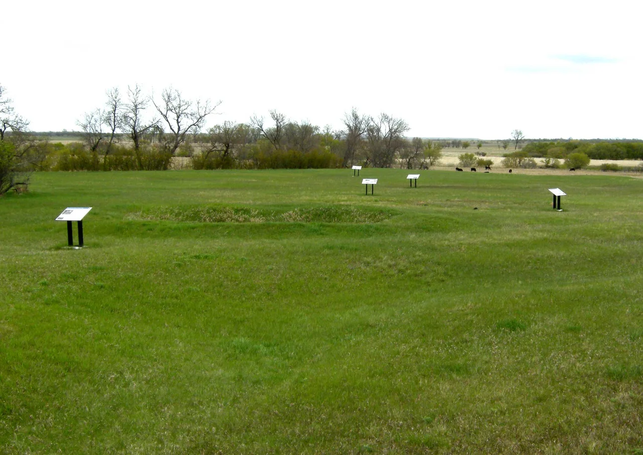 Menoken Indian Village State Historical Site, Menoken, North Dakota, USA