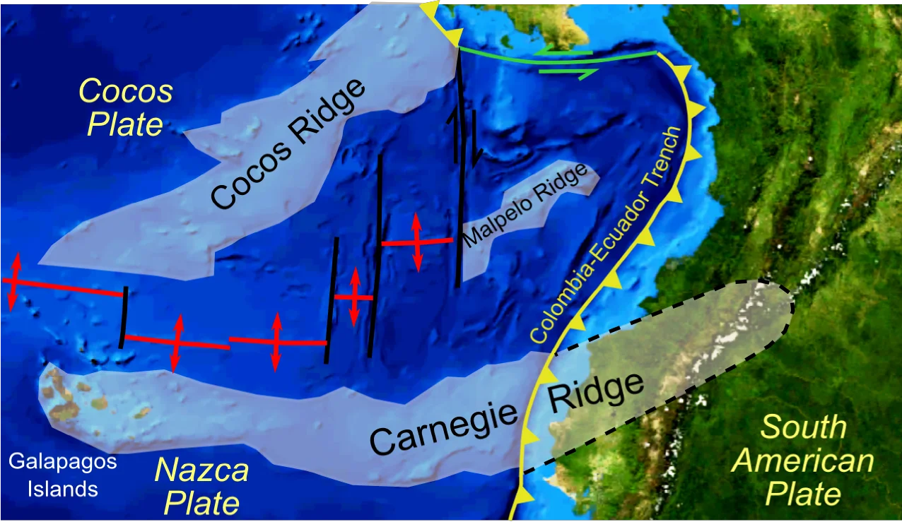 Bull's eye graphic for use with earthquake location maps