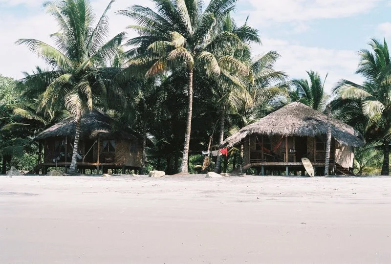 The hostel at the southernmost shore of the bay, Mompiche. 03/05/2006, John Clark