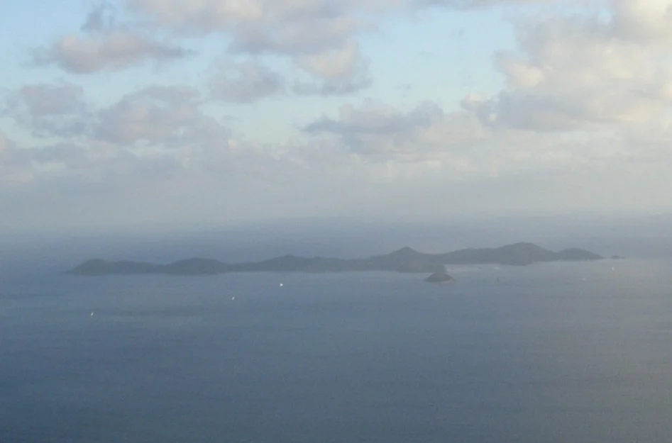 Photograph of Norman Islands (taken from Mount Sage, Tortola)
(December 2006)