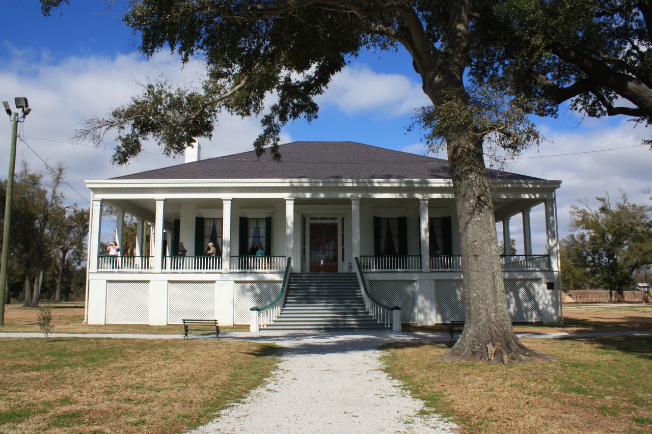 Beauvoir in Biloxi, Mississippi. Post-restoration, following massive damage from Hurricane Katrina.