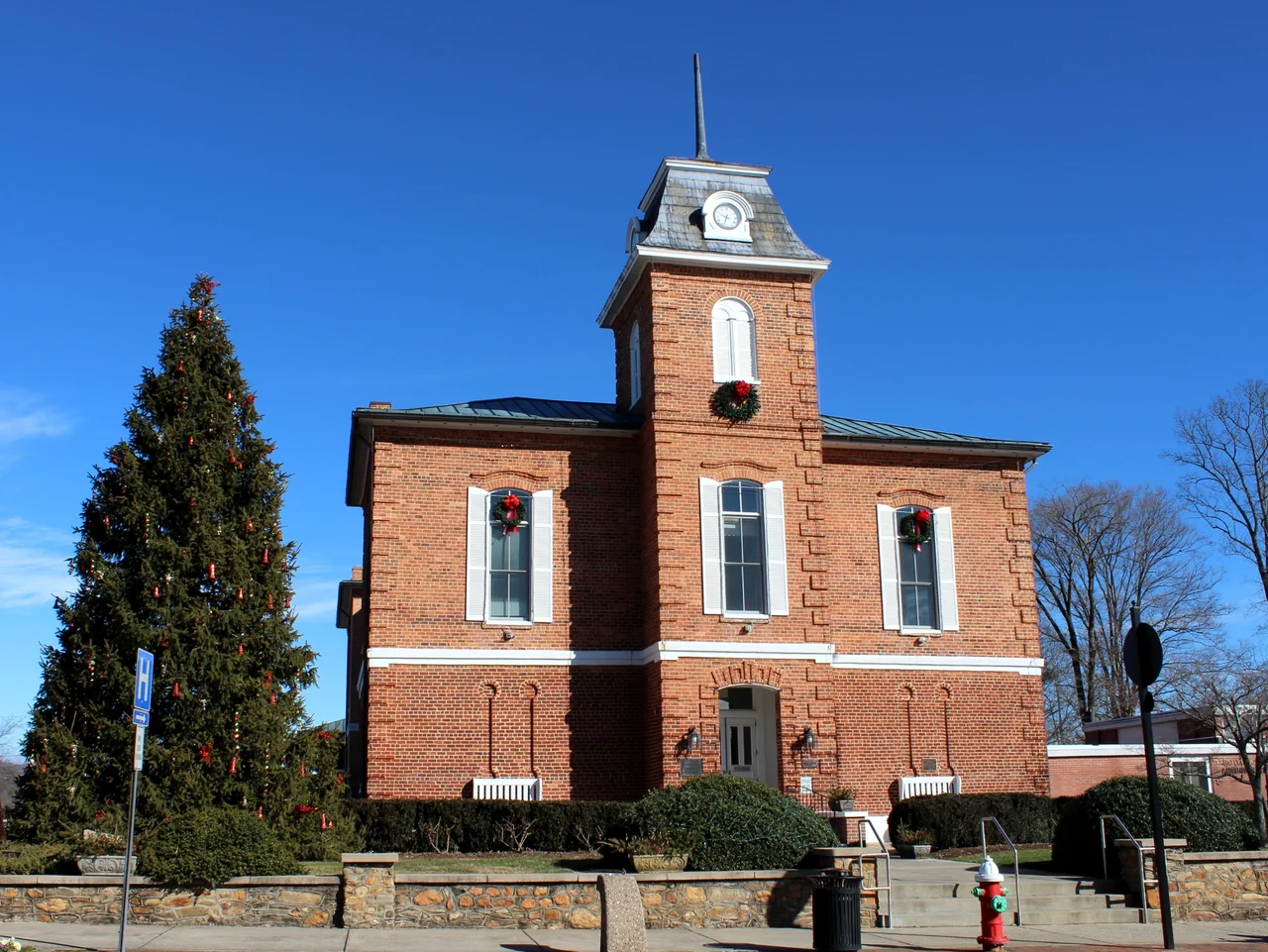 Transylvania County Courthouse in Brevard, North Carolina.