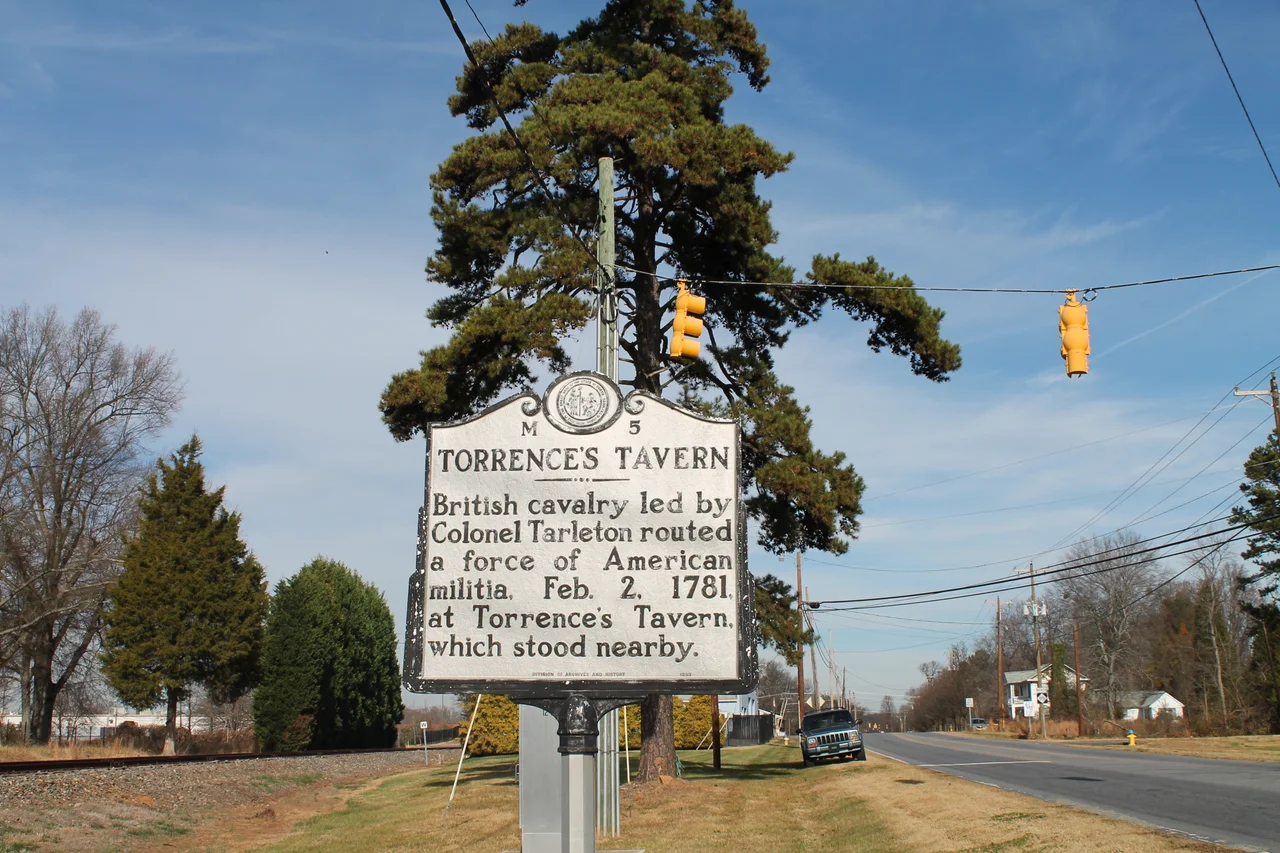 The NC historical marker commemorating the Battle of Torrence's Tavern at the intersection of Langtree Rd. and Hwy 115 in Mount Mourne, North Carolina
Other information

Copyright 2012 by Clark D. Tew