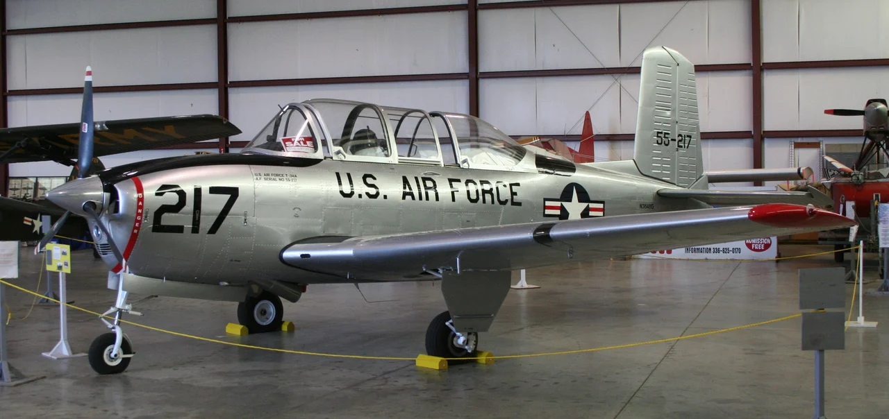 Beechcraft T-34A at the North Carolina Aviation Museum