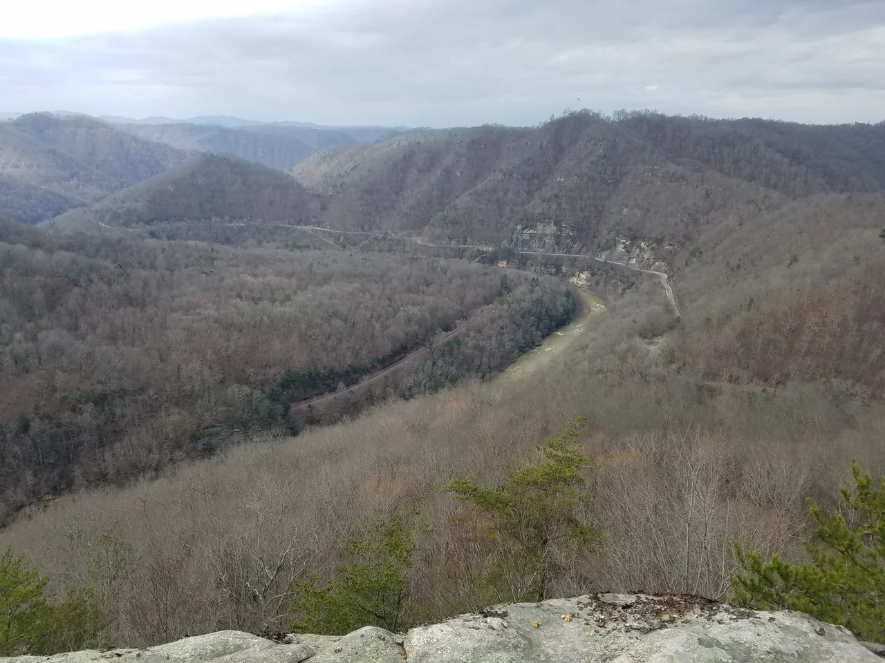Breaks Canyon at Breaks Interstate Park.  February 2018