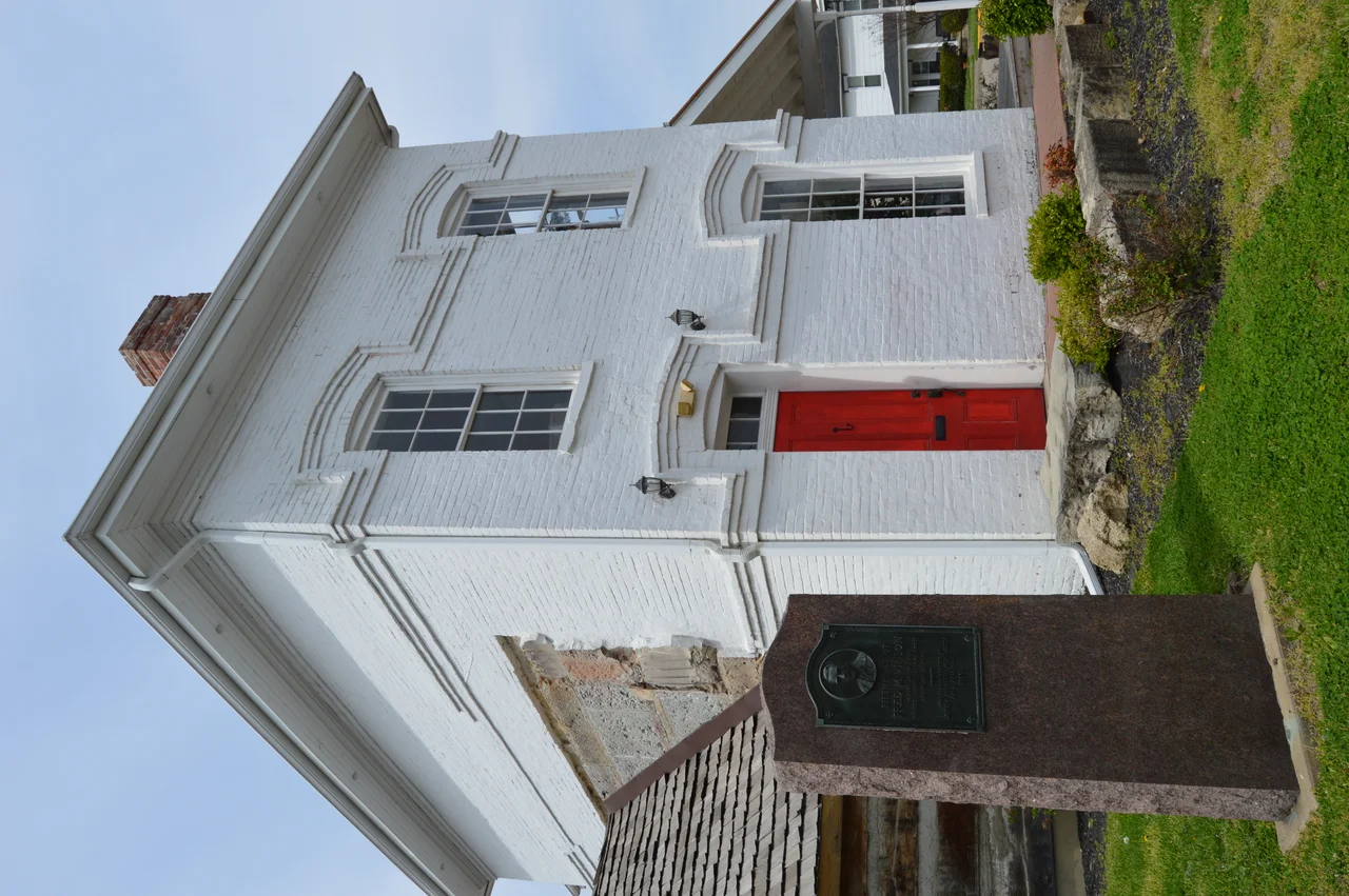 Front of the Fred M. Vinson Birthplace, located on the northwestern corner of the junction of Madison Street (Kentucky Route 3) and Vinson Avenue in Louisa, Kentucky, United States.  Built in 1889 and the childhood home of Fred M. Vinson, Chief Justice of the United States, it is listed on the National Register of Historic Places.