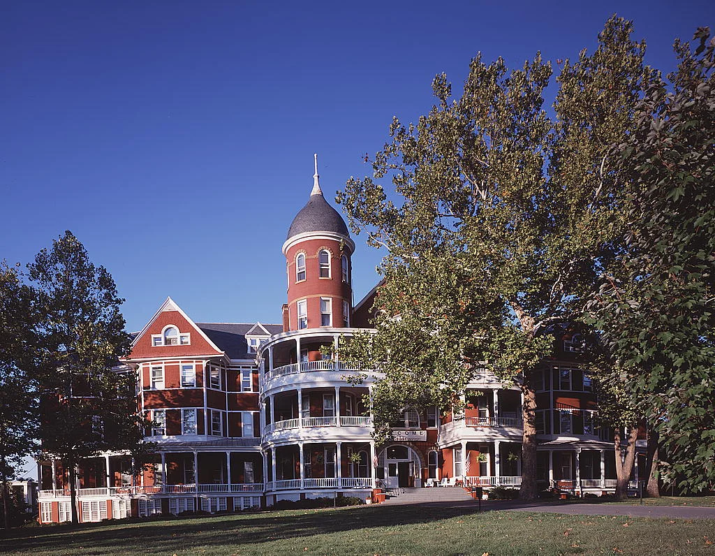 Main Hall at Southern Virginia University.  Located in Buena Vista, Virginia. Founded in 1867, but reorganized in 1996 to become an institution serving the Latter-day Saint community. The university owns approximately 155 acres, most of which is undeveloped property for future expansion.