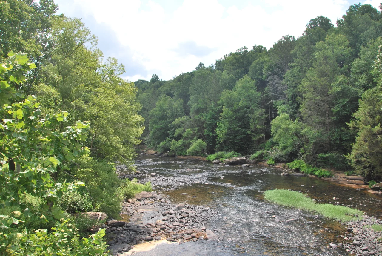 w:Meadow River at w:Russellville, West Virginia.