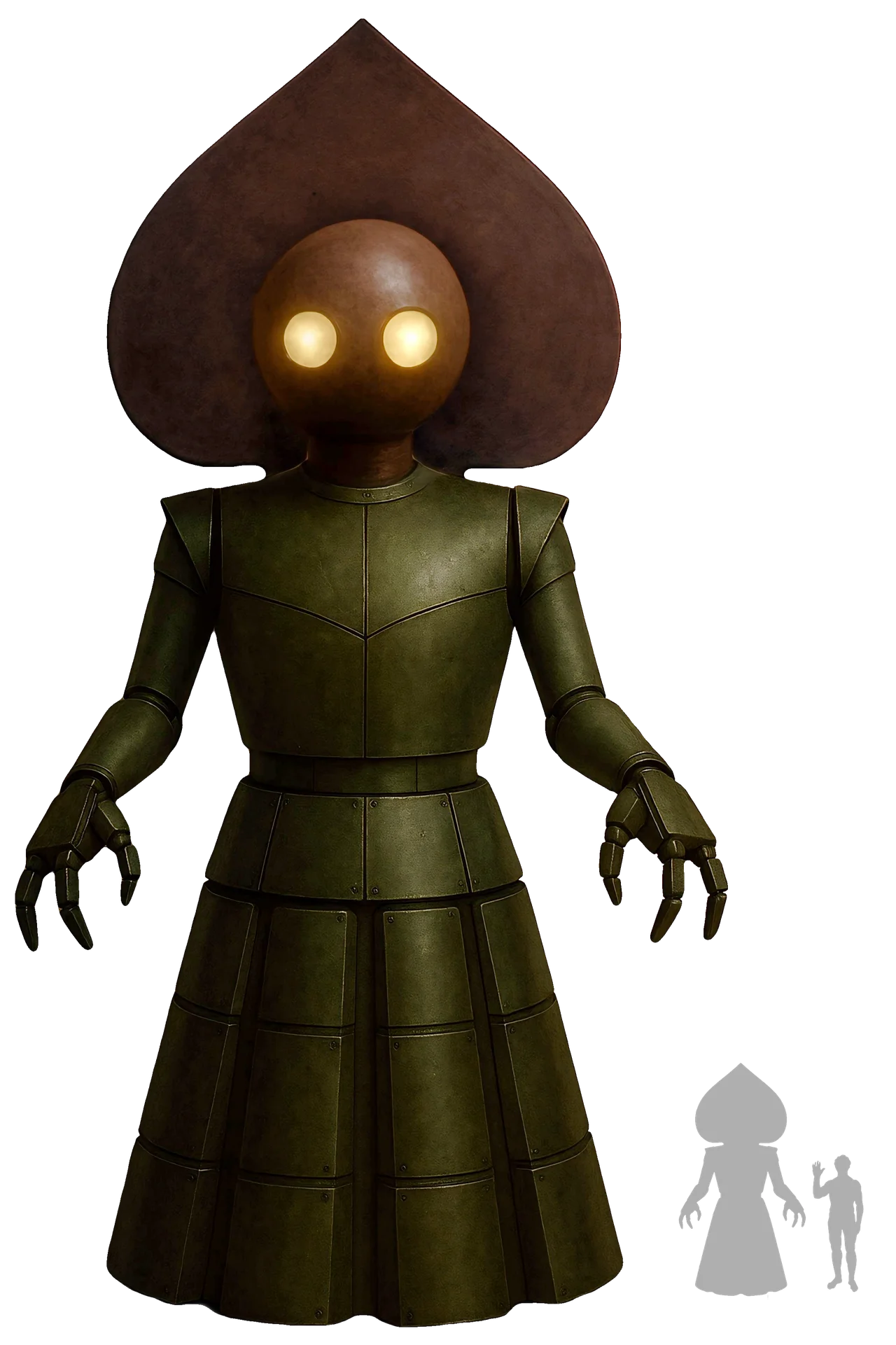 Artist's impression of the Flatwoods monster.