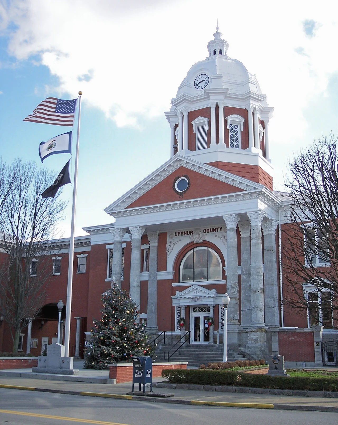 The Upshur County Courthouse in w:Buckhannon, West Virginia