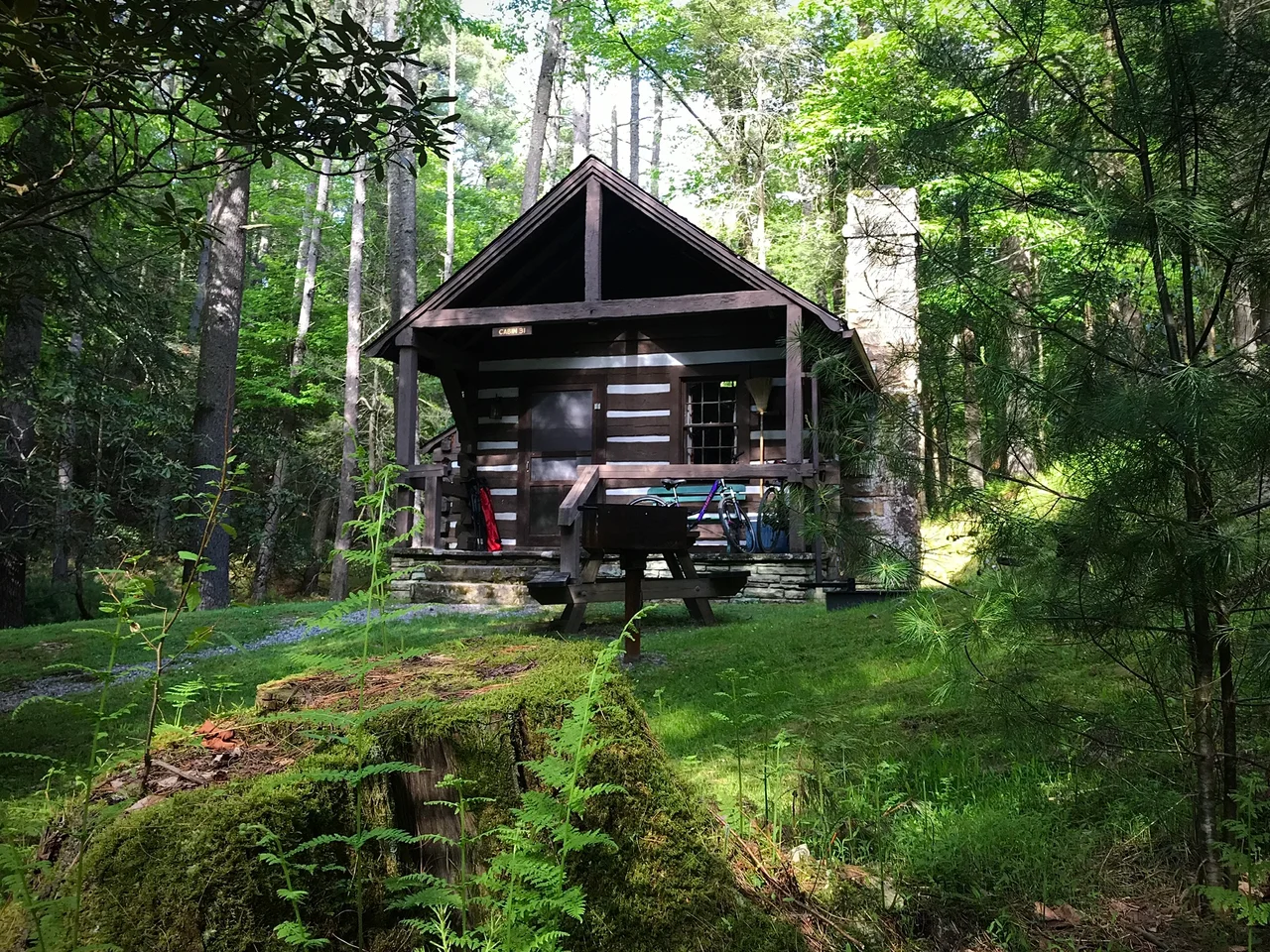 Watoga Lake in en:Watoga State Park, en:Pocahontas County, West Virginia.