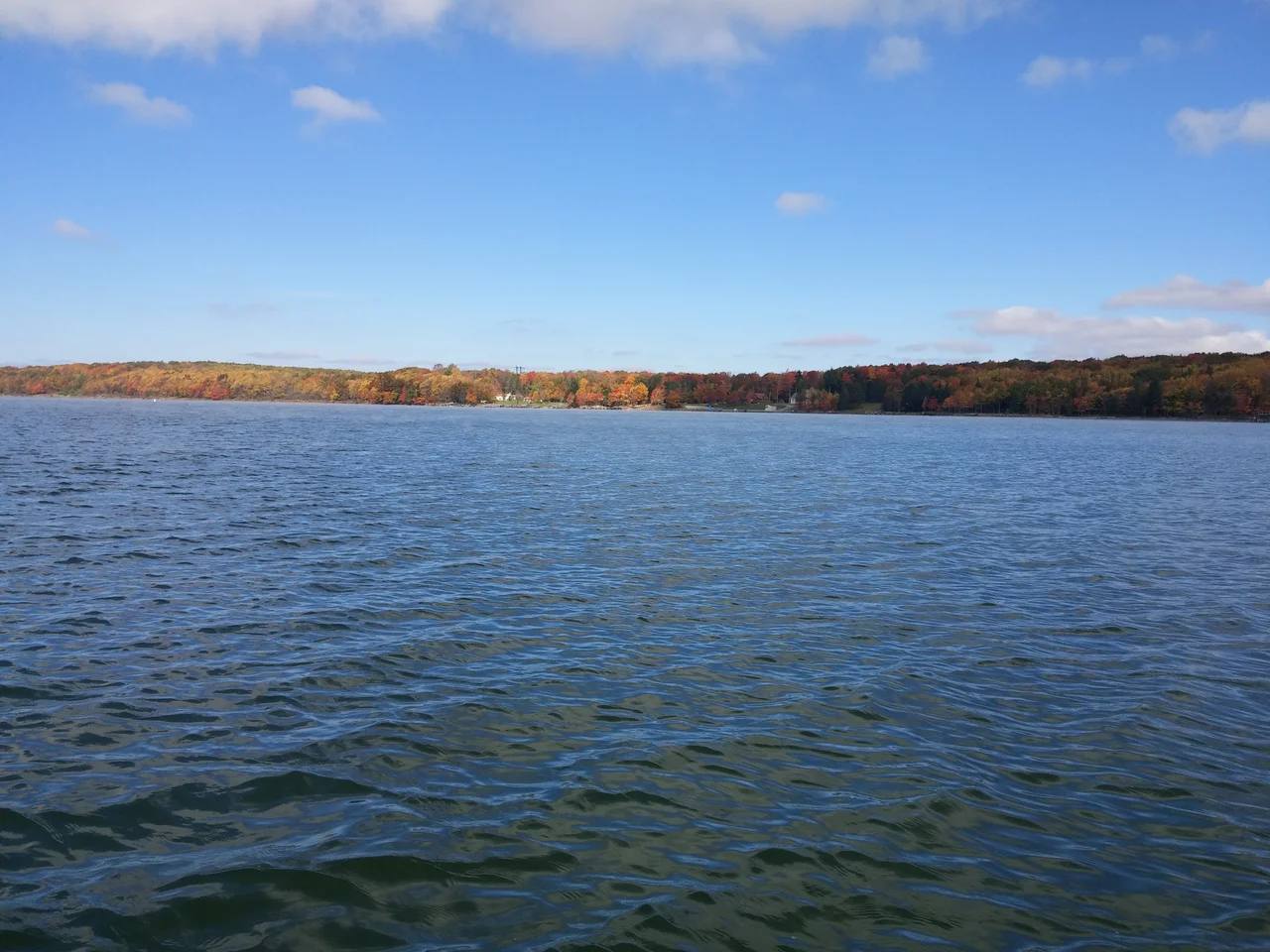 View from the Mount Storm Lake, WV.