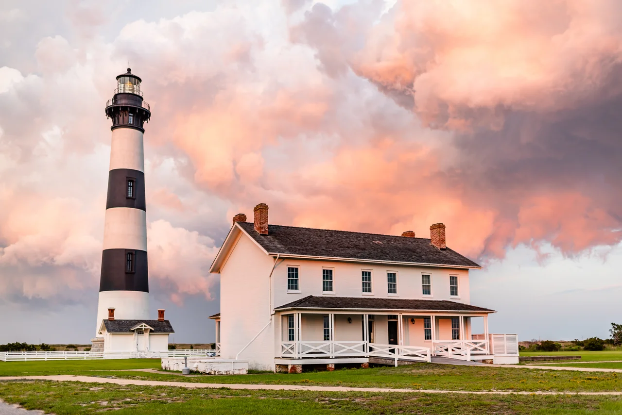 Bodie Island Lighthouse in Nags Head, North Carolina