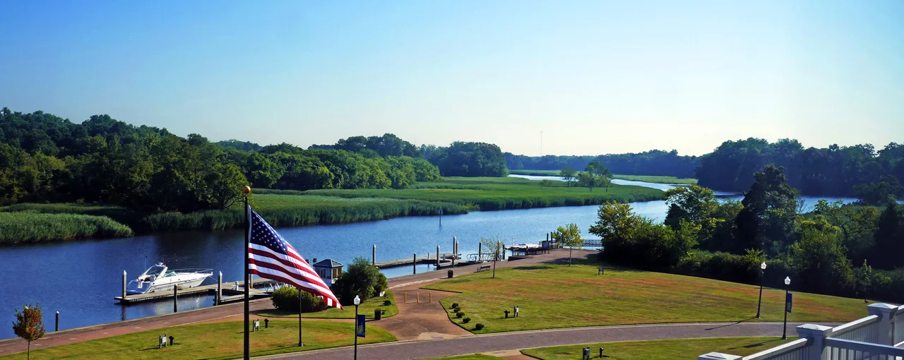 The Nansemond River is a major waterway in the city of Suffolk, Virginia.